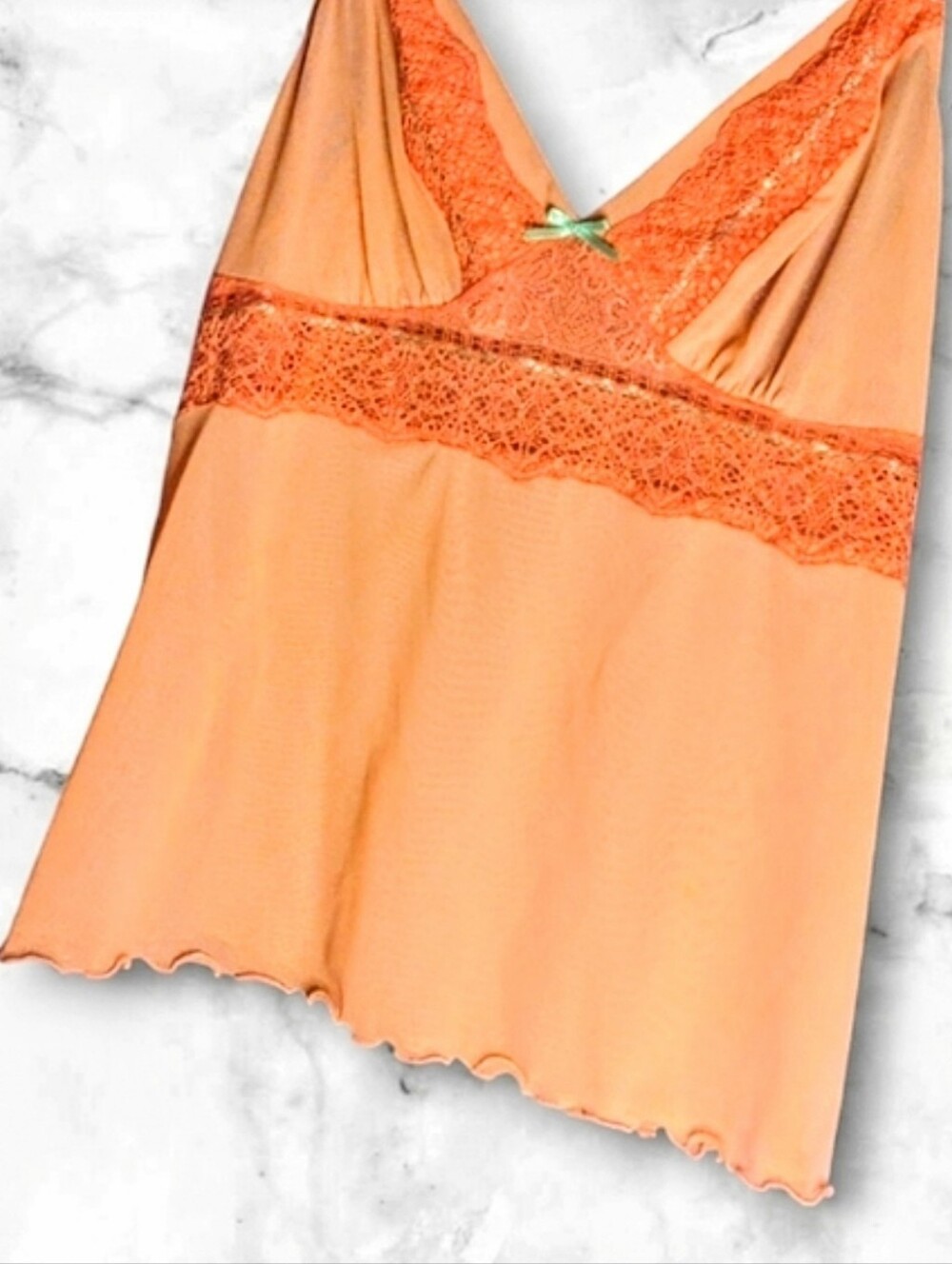 :Med: La Vie En Rose Sheer Pink Camisole.